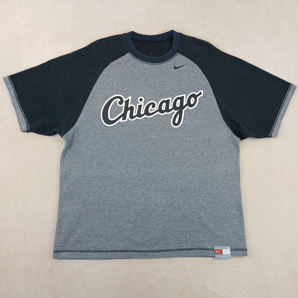 Nike Chicago White Sox Medium Mens T Shirt Lightweight Fleece 22x27